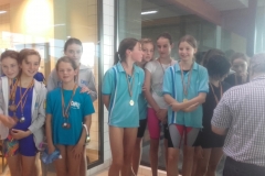 11-12 ans 4x200m NL dames 2ème place