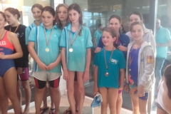 11-12 ans 4x50m NL dames 3 ème place