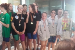 13-14 ans 4x50m NL dames 3ème place
